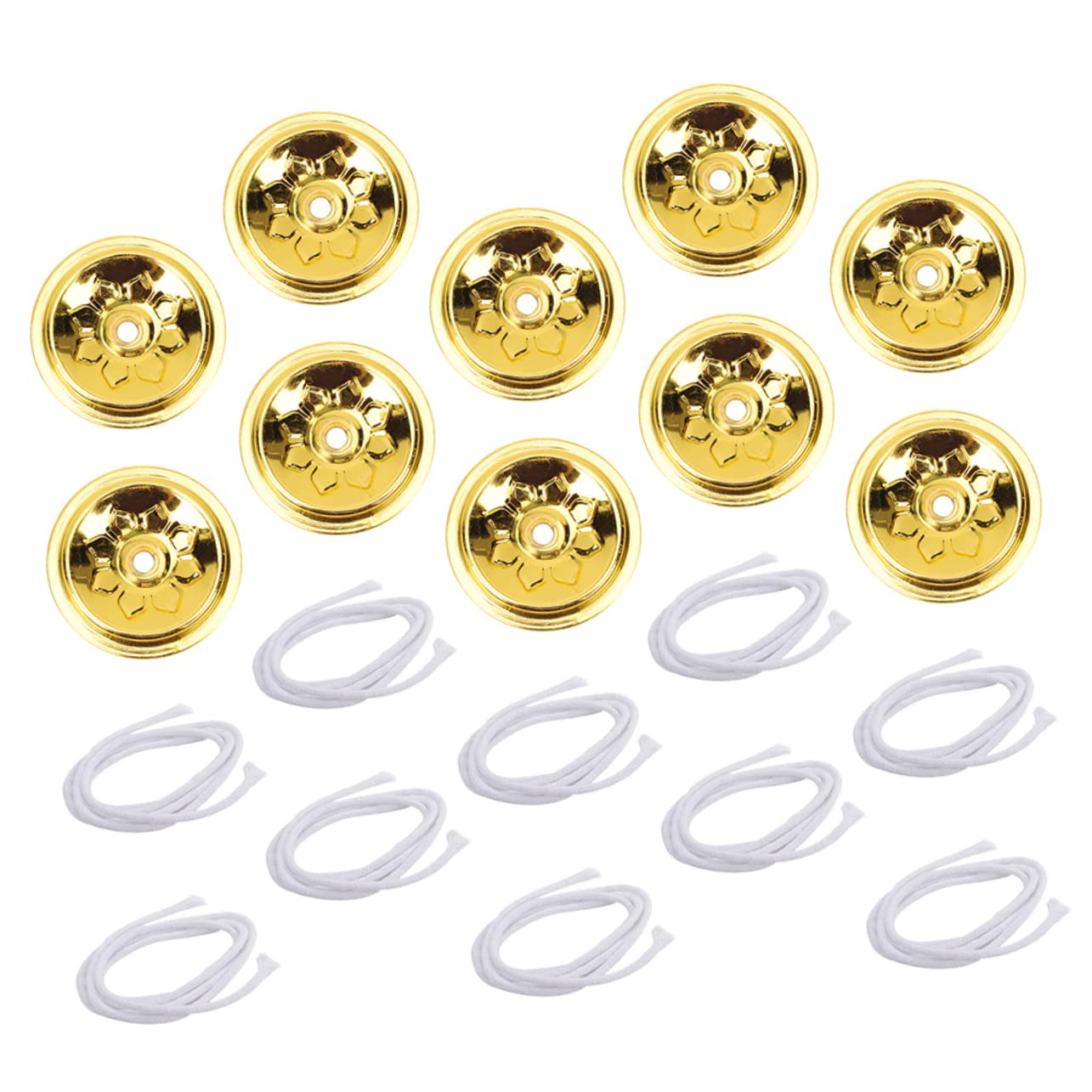 Cabilock Craftsmanship Floating Oil Lamp Wicks DIY Lamp Burner Wick Holder