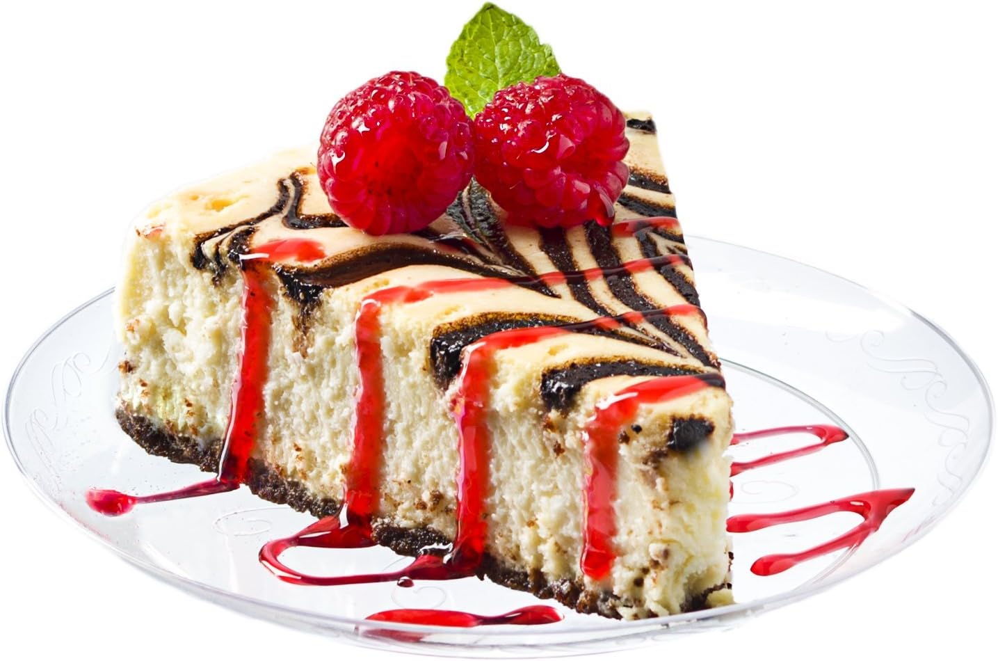 Get Discount 70% Price [80 Count] Embellish 6 Inch Dessert Plates Crystal Clear Disposable Heavy Duty Plastic, Ideal For Wedding, Catering, Parties, Buffets, Events, Or Everyday Use, 4 Packs