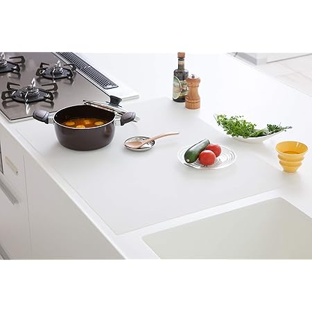 Amazon レック New 抗菌 調理台 シリコンマット L 60 80cm 厚さ1 5mm キズ汚れ防止 耐熱 吸音 すべり止め K00257 クッキングマット オンライン通販