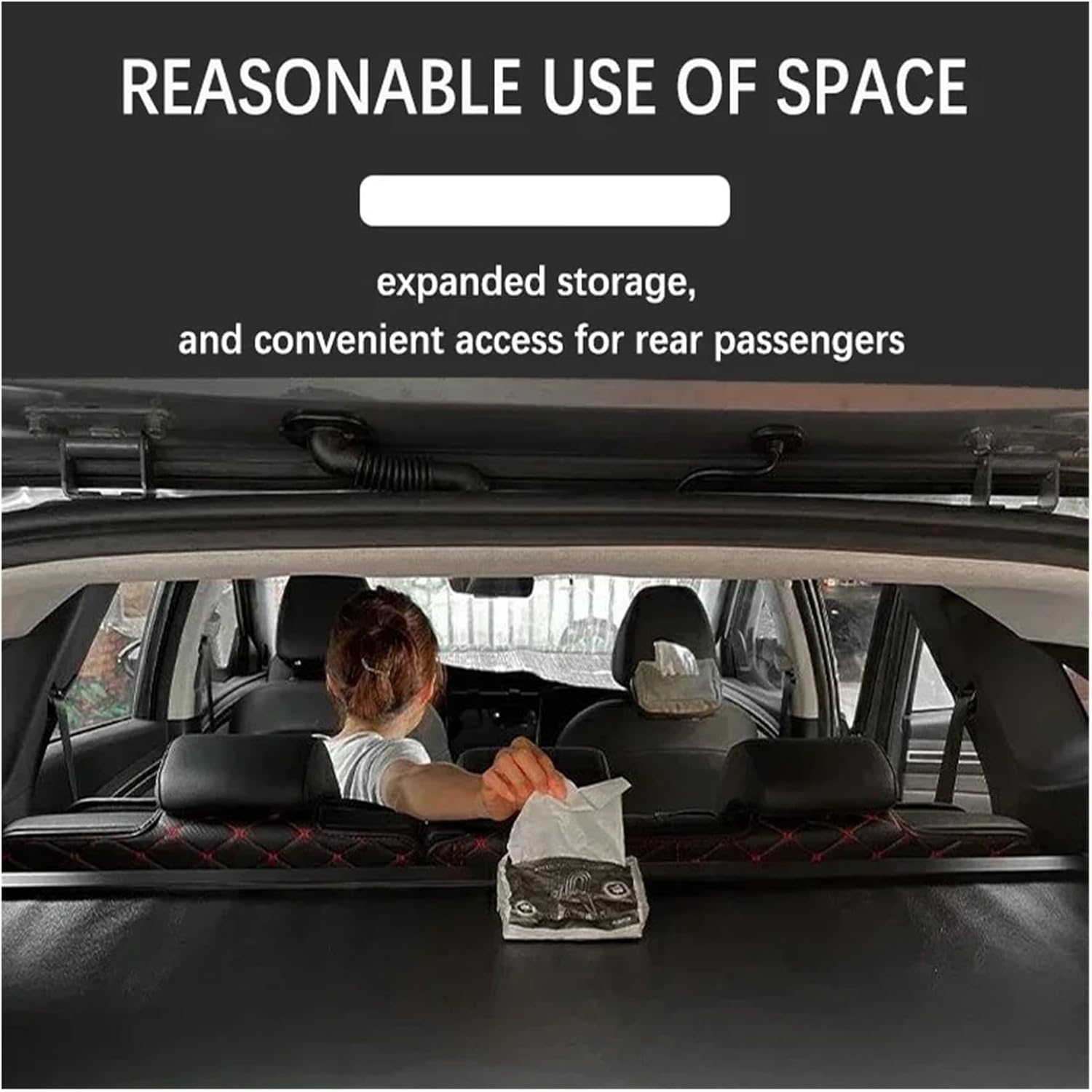 Car Rear Trunk Storage Rack Covers Compatible with Changan UNI-K 2020-2026 Retractable Shade Cargo Liner Shelter Auto Accessories | Leather