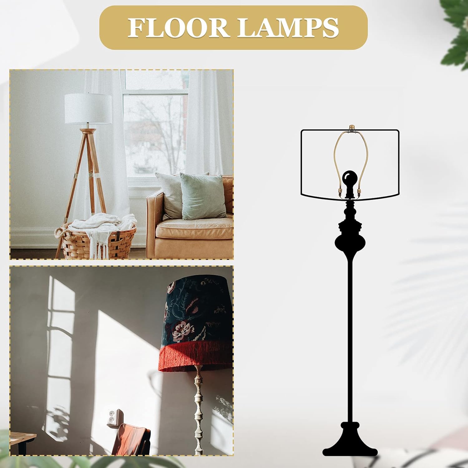 Buy 8 Inch Lamp Shade Holder Lamp Shade Harp Holder Brass Lamp Harp