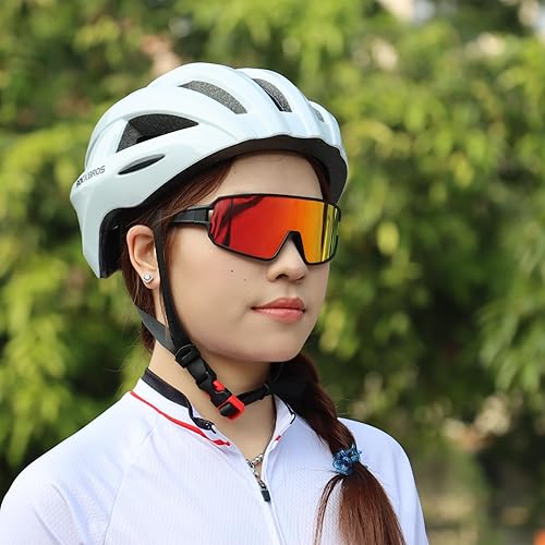 Miniatura 8 de SPOSUNE Gafas de ciclismo polarizadas para hombres y mujeres, gafas de sol UV400 para bicicleta, béisbol, correr, MTB