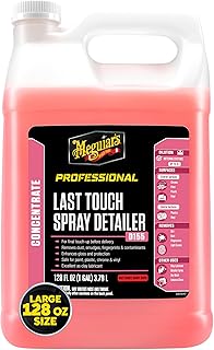 Meguiar's D15501 Last Touch Spray Detailer, Great for Use as Clay Lubricant, creates a Showroom Shine, Removes Dust, Smudges, Fingerprints and More, Versatile Use and Enhances Protection, 1 Gallon
