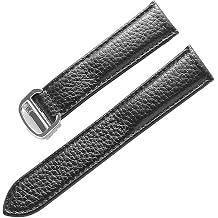 Watch Band For Cartier TANk SOLO Men Lady Deployant Clasp Watch Strap Genuine Leather soft Watch Bracelet Belt 20mm 22mm 23mm