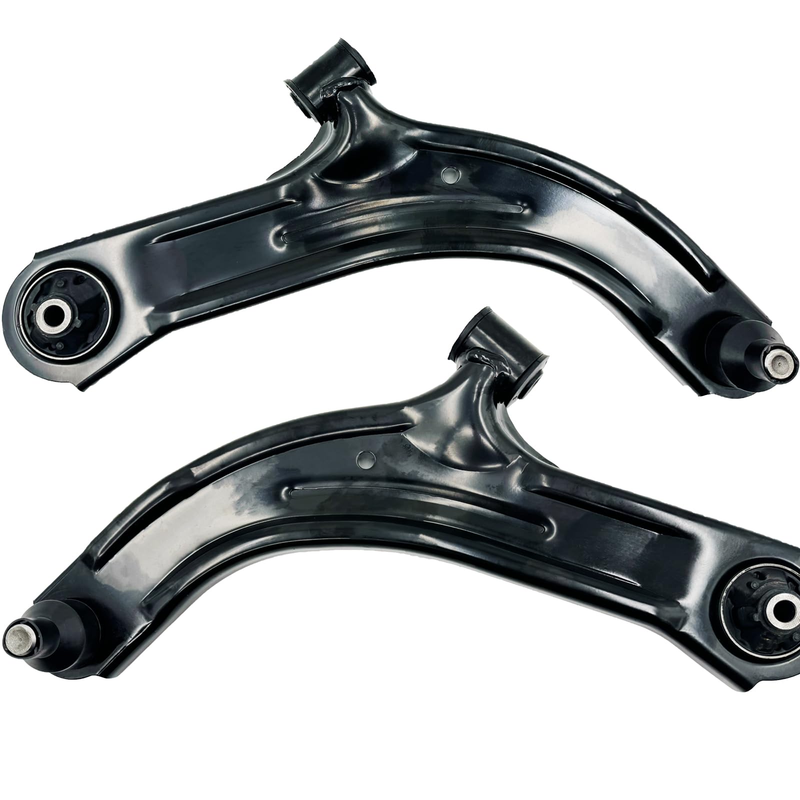 Front Left & Right Lower Control Arm w Ball Joint & Bushing Assembly Kit Fits 07-18 Nissan Tiida, 07-11 Versa, 12 Versa, 09-14 Cube, K620567, K620566