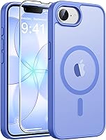 Vista 80 de FNTCASE - Funda para iPhone 15, iPhone 14 y iPhone 13, magnética, translúcida, fina y antigolpes, protección de grado militar, resistente a caídas