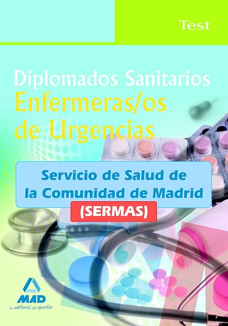 Portada de Diplomados sanitarios. Enfermeras/os de urgencias del servicio de salud de la comunidad de madrid . Test