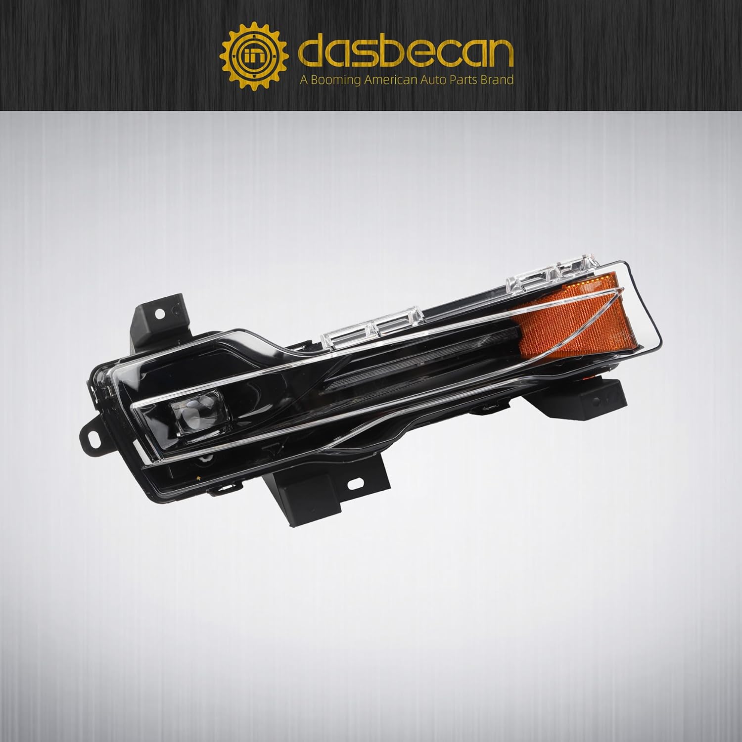Dasbecan LED Fog Lights w/DRL Compatible With Tesla Model 3 2017-2023 Tesla Model Y 2019-2024 Front Fog Lamp Replaces# 107739200D