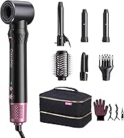 Vista 1 de Moldeador de cabello con envoltura de aire, secador de pelo de secado rápido y herramienta de peinado para rizar, moldeador de aire caliente, sin