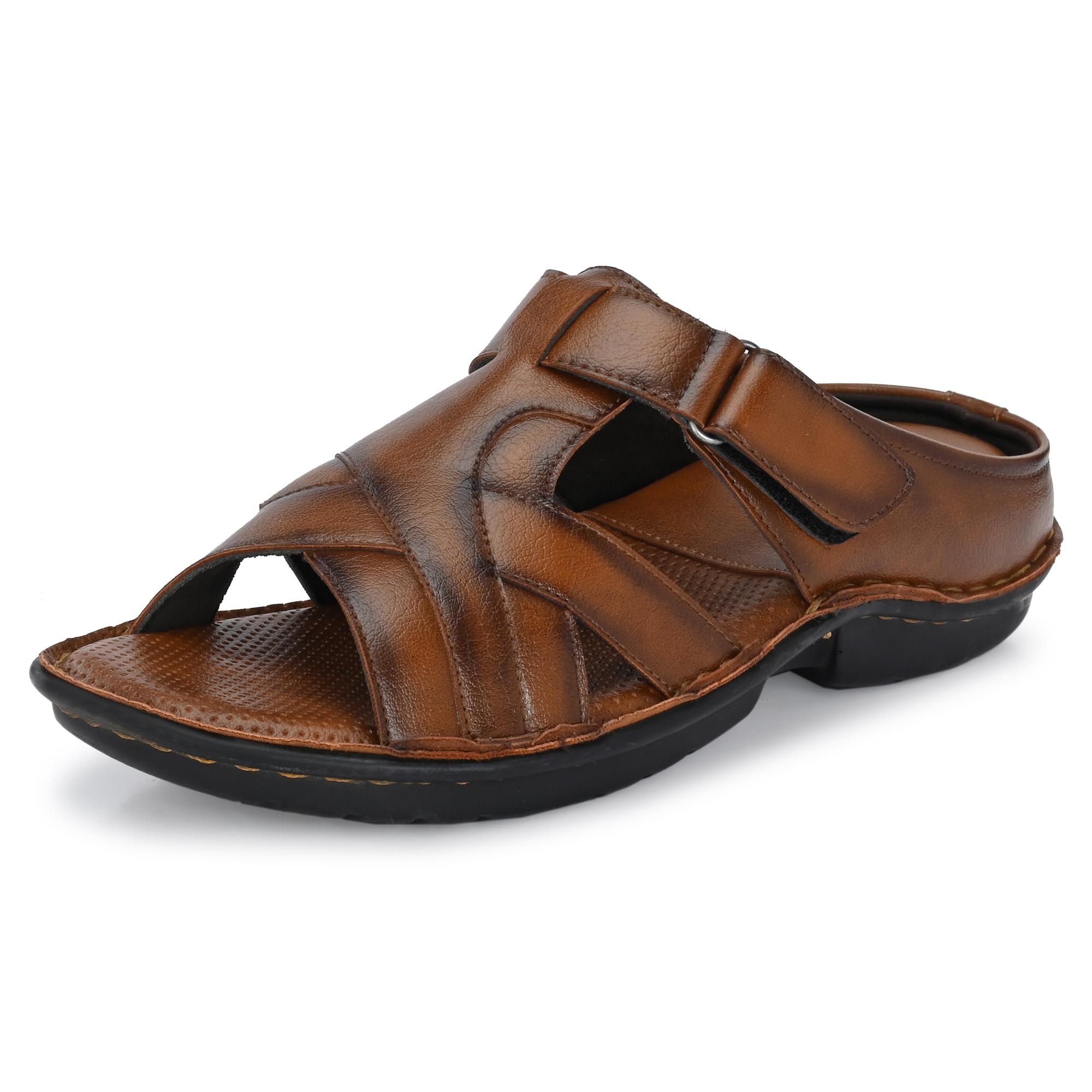 Centrino Men's Thong Sandals | Comfort & Style with Soft Cushioned Insole | Trendy Design with Heel Support |Non Slip Comfortable Walking Slippers (6602)