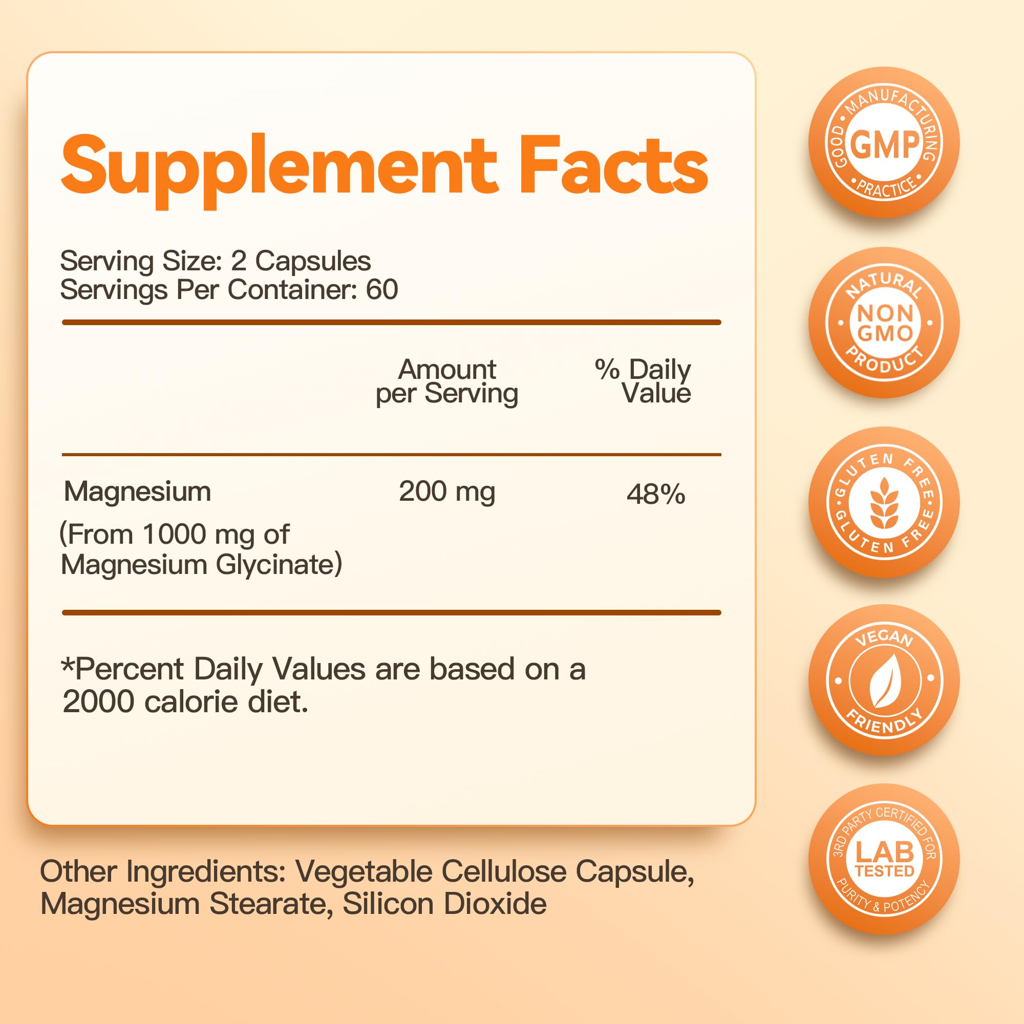 Magnesium Glycinate 1000mg - High Absorption Chelated Magnesium Supplement — Amazon image 7