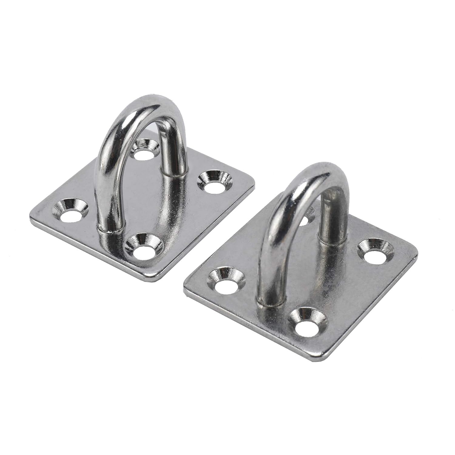 M20 Crane Pulley Block, Including 2 Swivel Hook Single Pulleys, Nylon Pulley Line Rope, Eye Pad Plate, Cleat Hooks