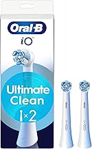 Oral-B iO Series Ultimate Clean, Original Replacement Round Brush Heads, with Crisscross Bristles for Advanced Deep Cleaning and Plaque Removal, Designed for Oral-B iO Electric Toothbrushes, 2