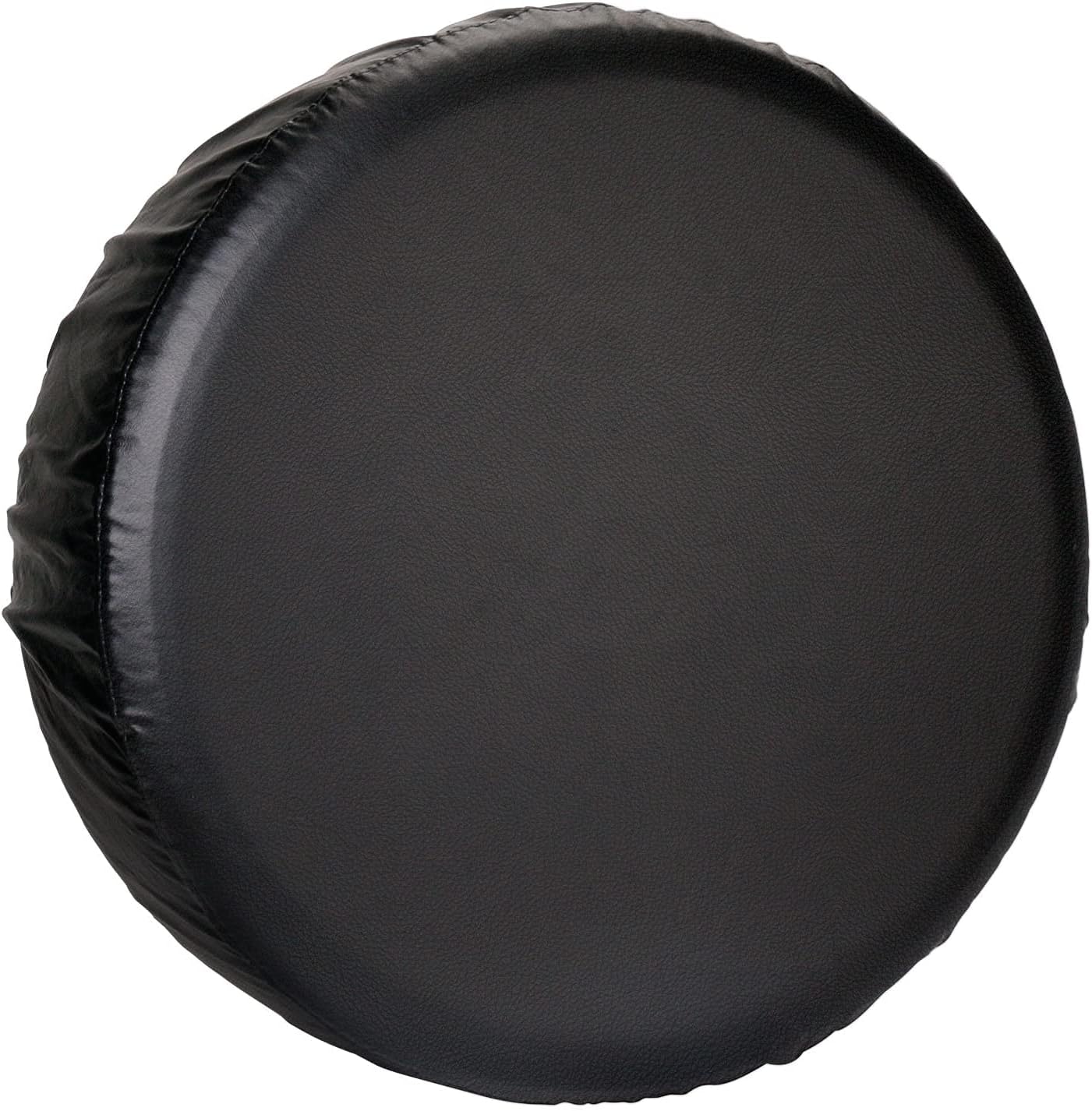 Leader Accessories Universal Spare Tire Cover with Buckle Strap Waterproof for Jeep, Trailer, RV, Truck and All Car Wheel (Black Ultimate, 26"-28" Dia.)