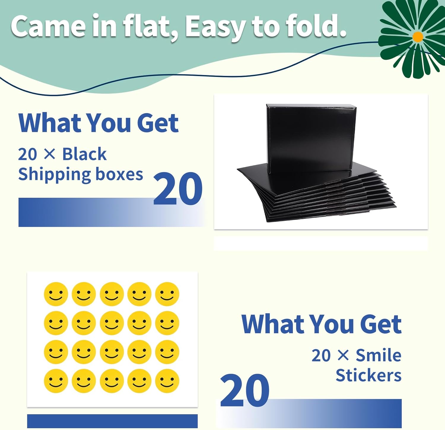 Rempry 12x9x4 Black Shipping Boxes 20 Pack, Large Cardboard Mailer Boxes for Small Business Shipping Packaging