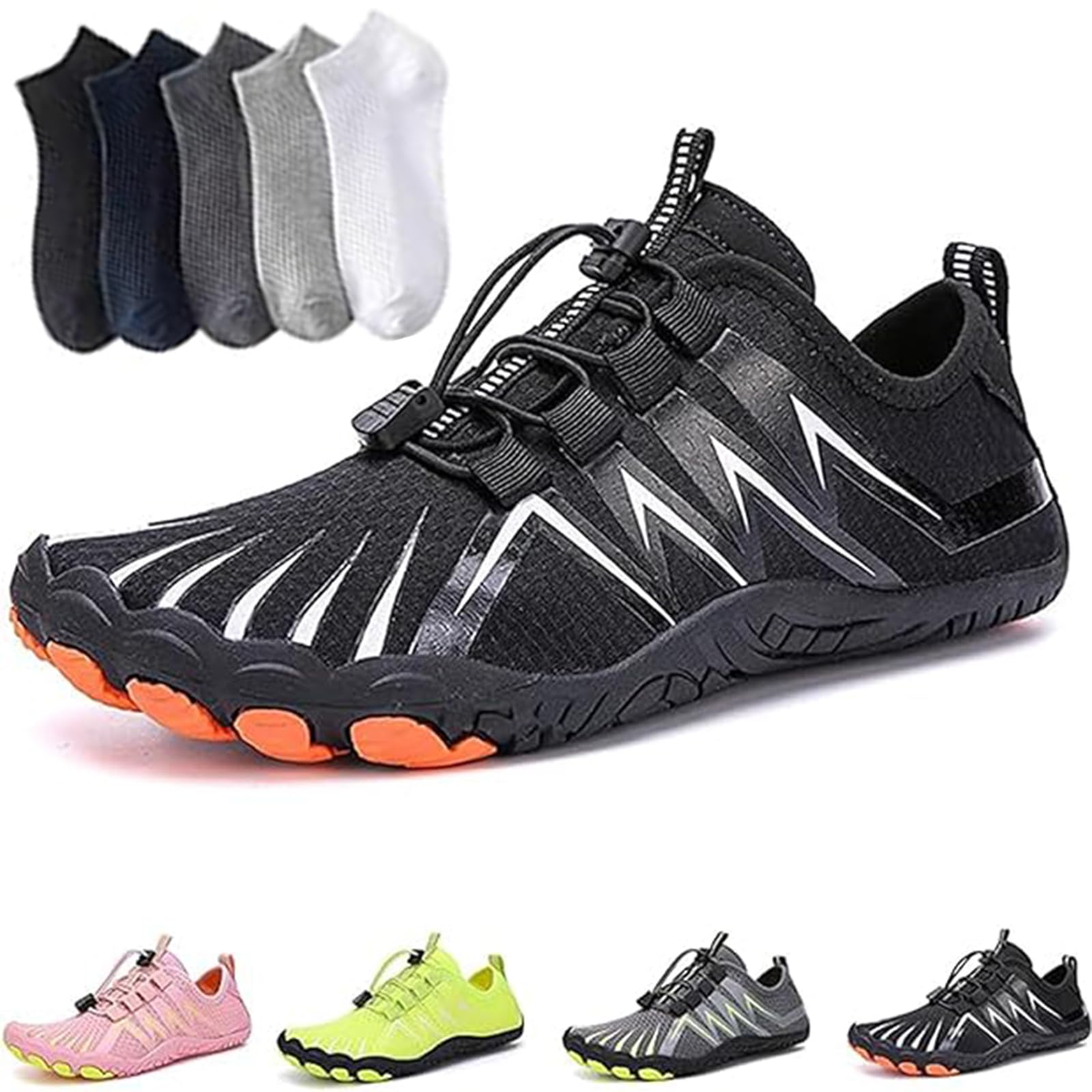 Hiking Womens Men, Pro Barefoot Shoes with Wide Toe Box, Healthy and Non-Slip Breathable Barefoot Shoes — view 26