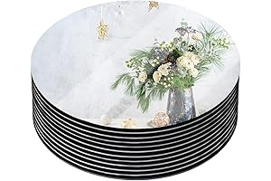 Elegant 12" Round Mirrors for Centerpieces - A Touch of Class and Sparkle