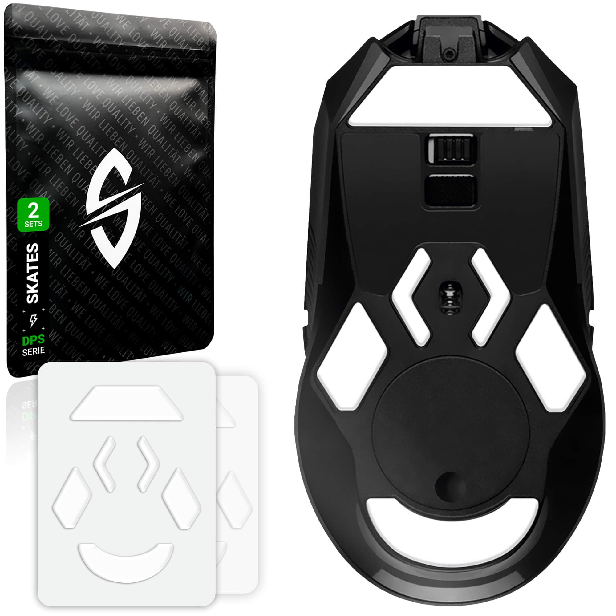 SensoryBoost DPS Glides (2 zestawy) – kompatybilne z Logitech G903 | SPEED – Ślizgacze do myszy: ultraszybki i płynny ślizg, zaokrąglone krawędzie – Zapasowe stopki z PTFE