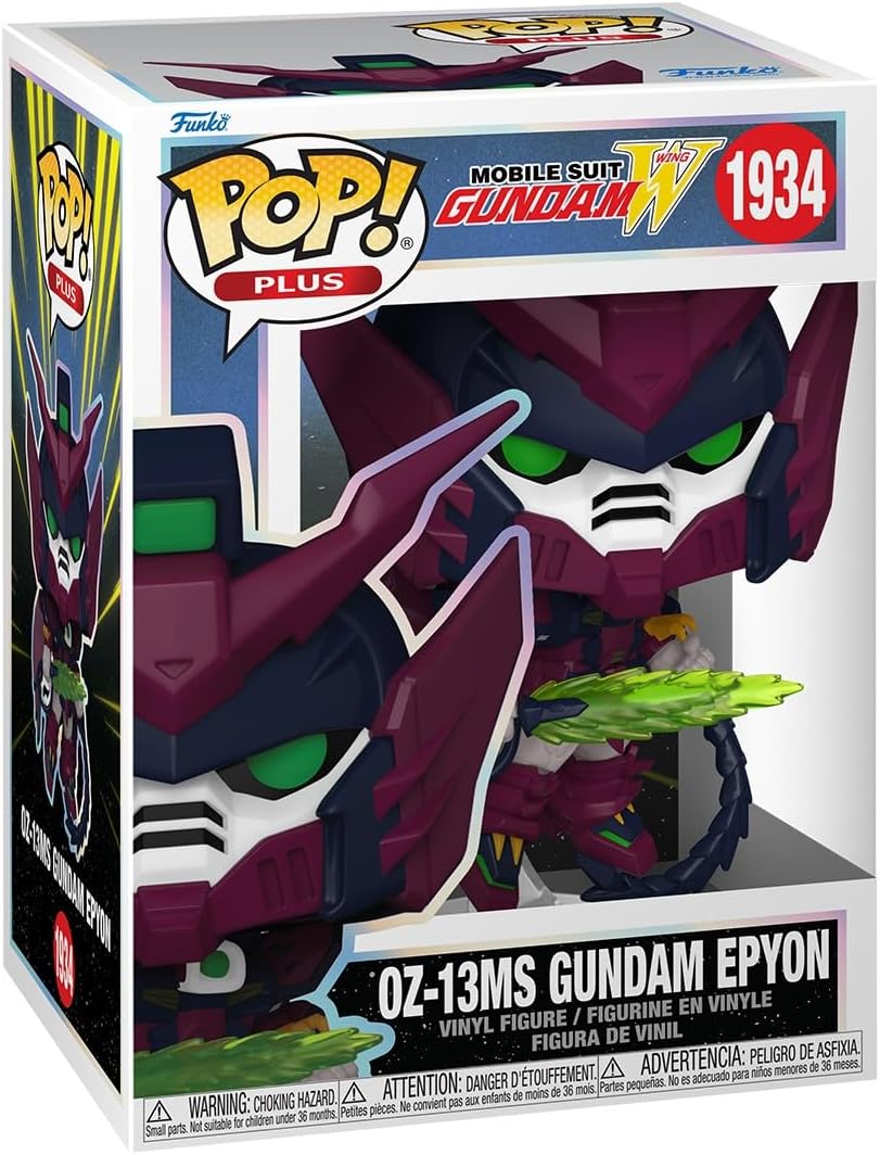 Funko POP! Plus: Mobile Suit Gundam Wing - Gundam Epyon | Official Anime Merch - Collectable Vinyl Figurine for Shelf Display - Birthday Gift Idea for Fans and Collectors