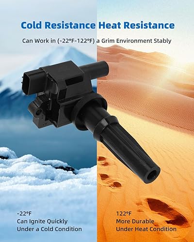 Vista 1110 de ECCPP Bobinas de encendido portátiles de repuesto para automóvil compatibles con Infiniti I30/para Nissan Maxima 3.0L V6 2000-2001 Reemplazo