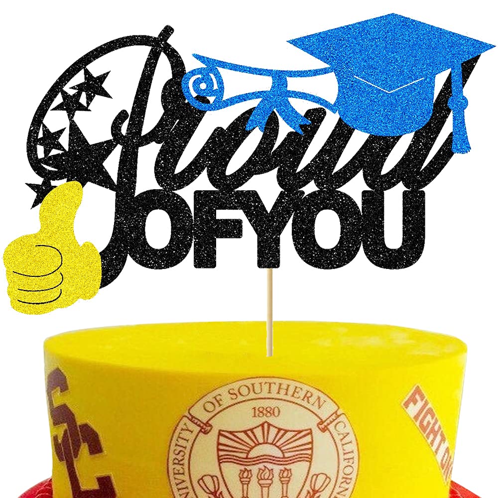 Buy Proud Of You Cake Topper Glitter Congrats Class Of 2021 Cake 