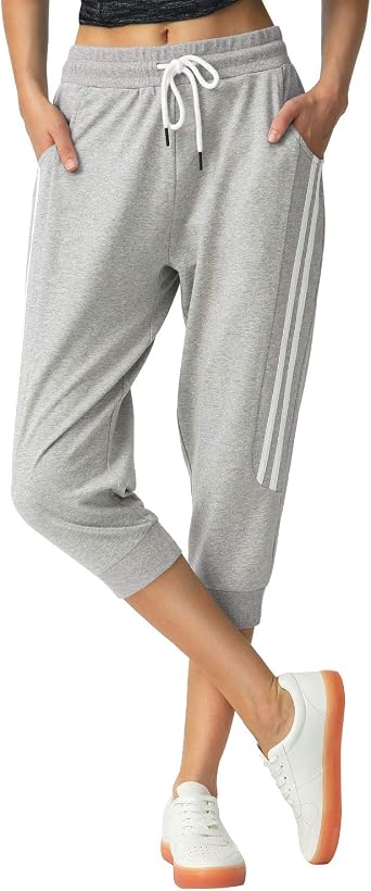 SPECIALMAGIC Pantaloni Capri sportivi da donna, pantaloni corti da jogging,  palestra, uso quotidiano : Amazon.it: Abbigliamento