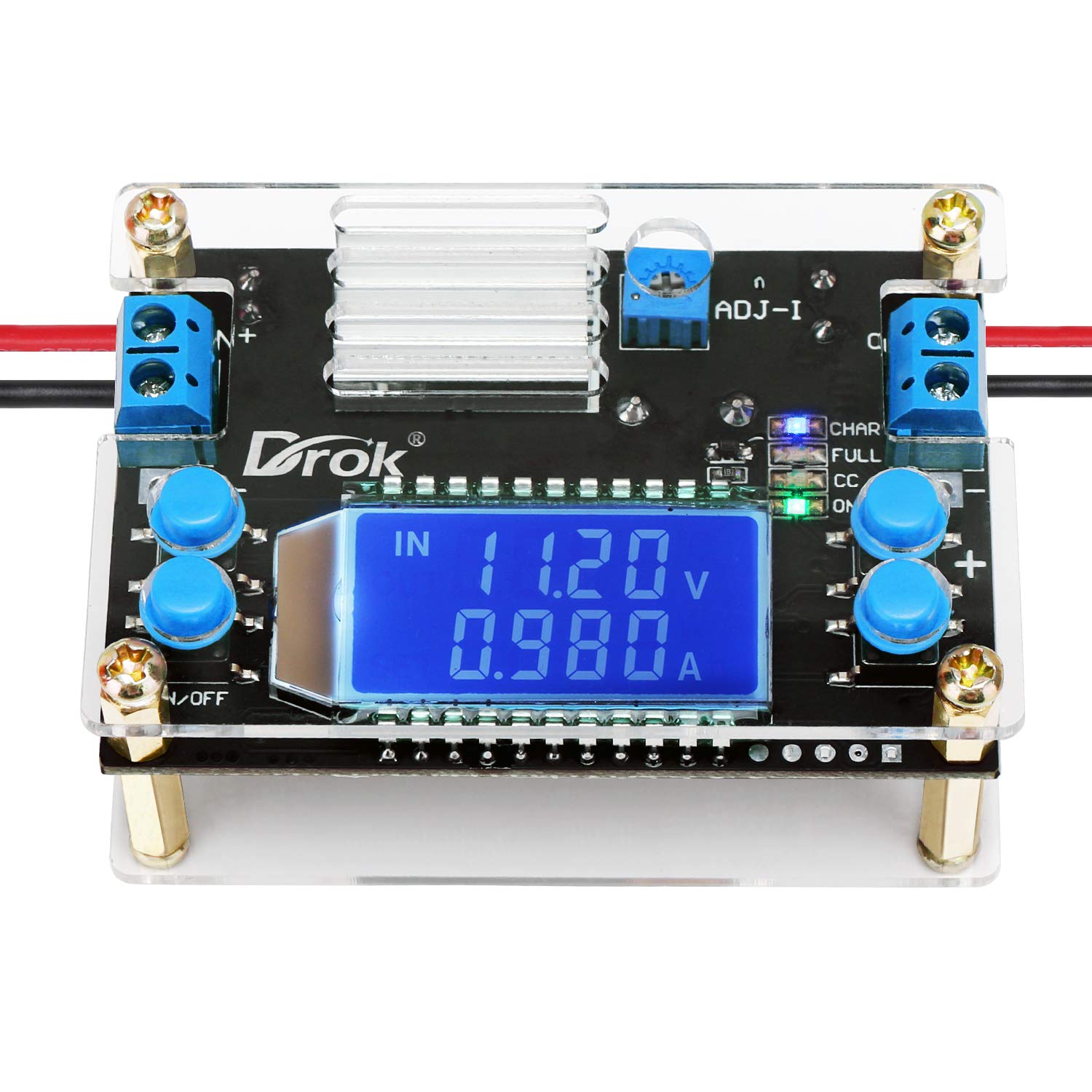 Amazon.co.jp: DROK 降圧コンバーター DC-DC 6.5V～36V から 1.2