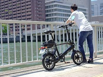 【超美品】公道を走行できる電動自転車と電動スクーター一体型 「Ripples!」 RS-EV14 Ripples! リップルズ 自転車型電動スクーター（長谷川