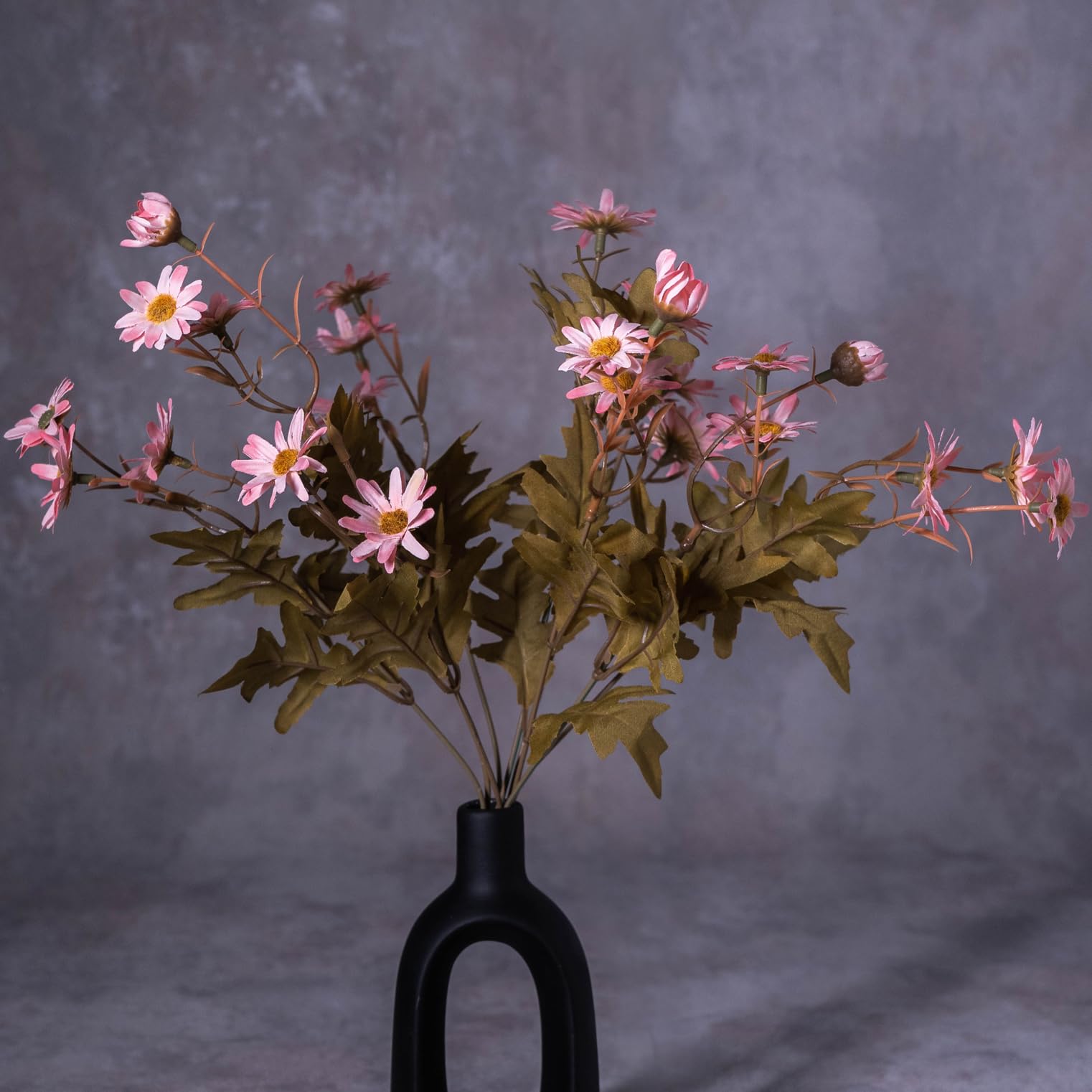 SYPRAM PRODUCTION Artificial Natural Gerbera Pink Flower Bunch for Home Décor Wedding Decor Home Office Decoration