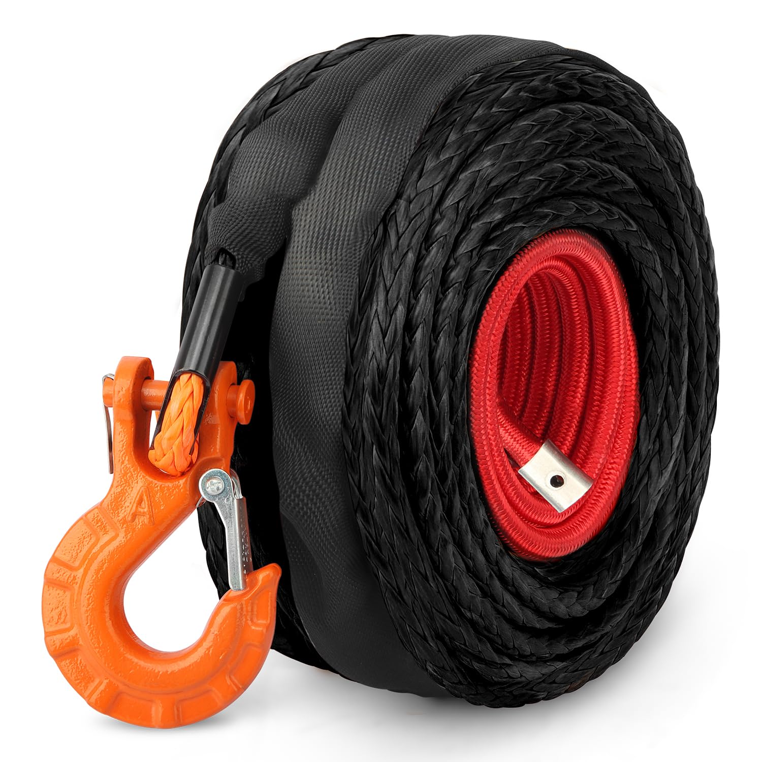 RSPYOAG Winch Rope Synthetic Winch Rope Line Cable 1/4" X 50 Ft 8300 LBS Synthetic - View #6