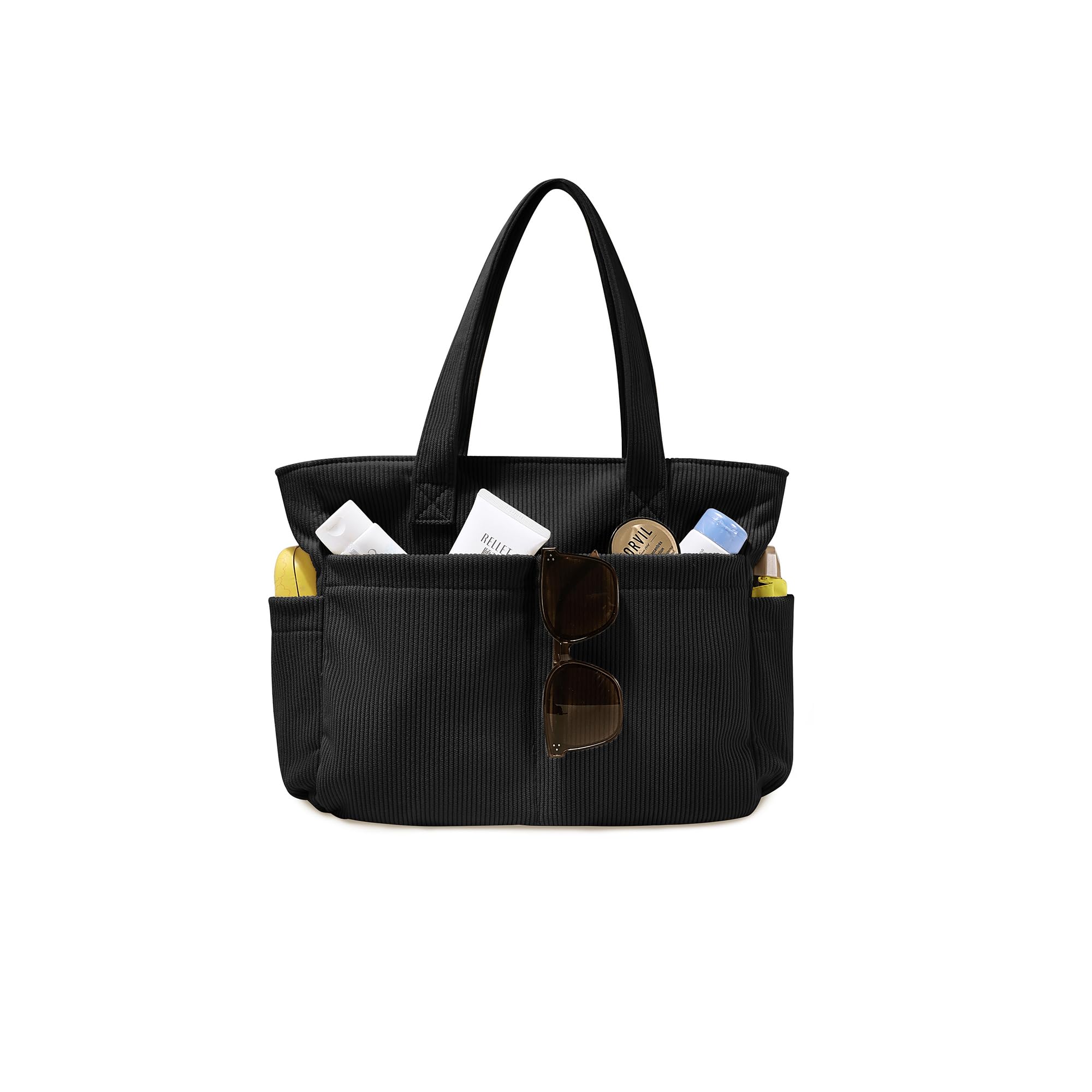 Bolso De Pana Bandolera Mujer Bolso De Hombro Monedero Color Negro