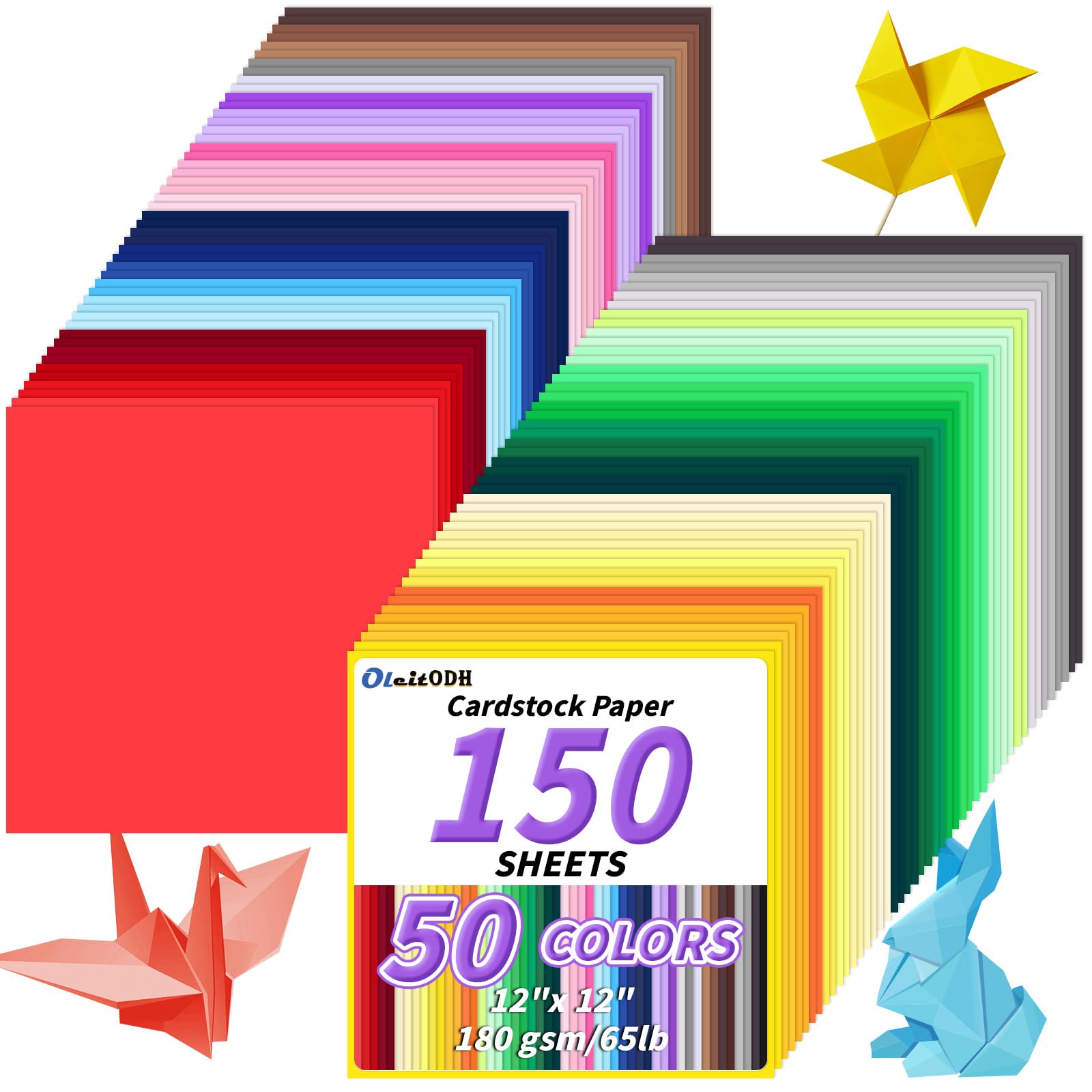 300 fogli di carta bianca da 21,5 x 28,9 cm, stampabile, con copertina vuota, 180 g/m², spessa e pesante, carta da costruzione per inviti, biglietti da visita, menu, forniture per matrimoni, biglietti