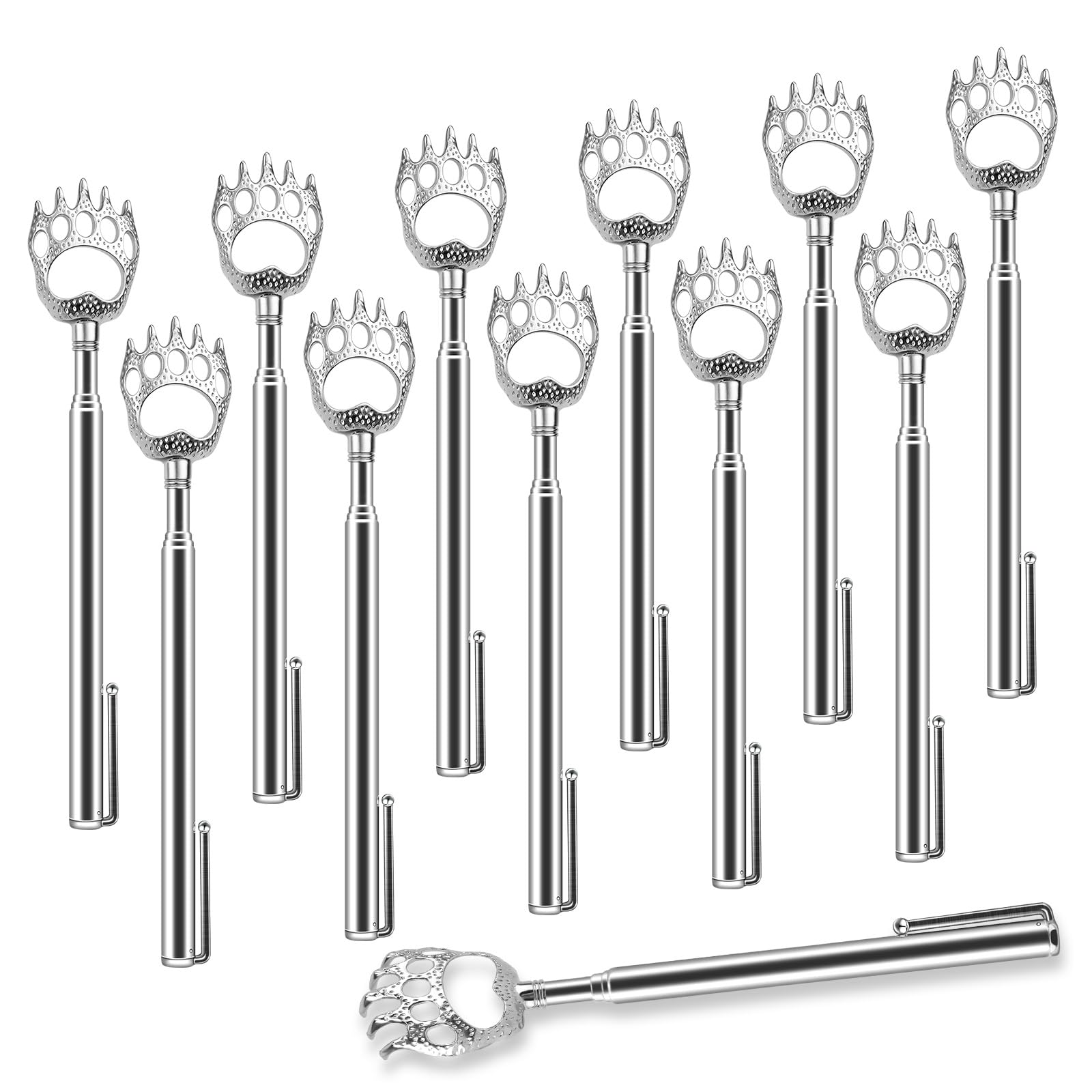 Photo 1 of ***PARTIAL SET/ MISSING PIECES*** HOFASON 12 Pcs Back Scratcher Bulk for Men Adults, Stocking Stuffers Bulk Christmas Small Gifts for Men Women, Party Favors Prizes for Adults, White Elephant Gag Gifts, Extendable Back Scratchers
