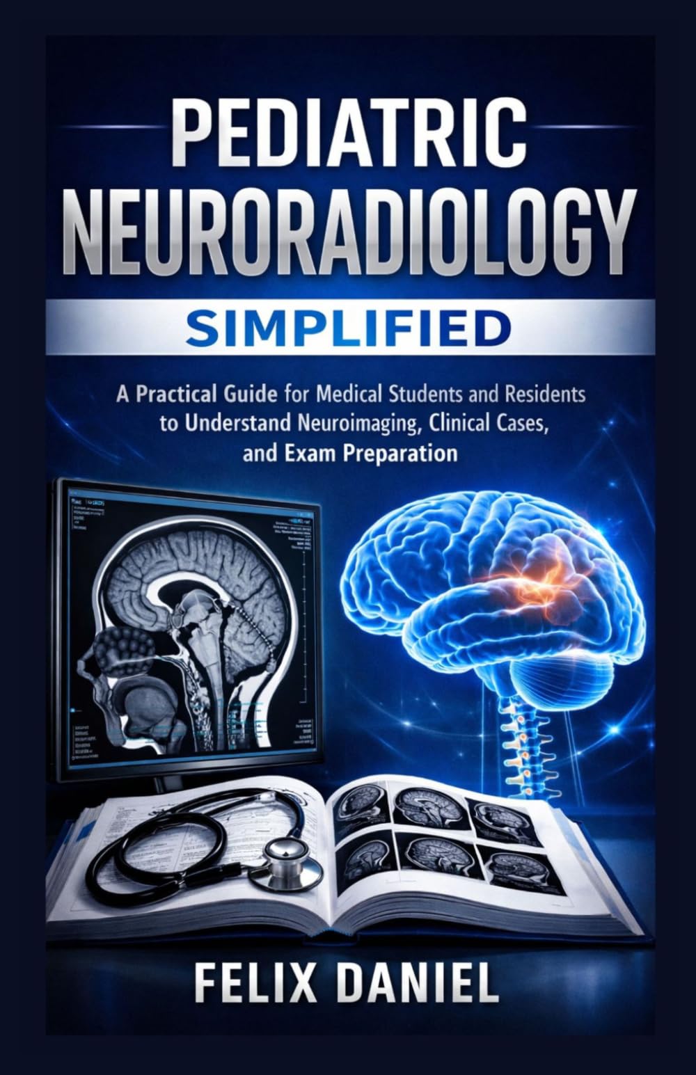 Pediatric Neuroradiology Simplified: A Practical Guide for Medical Students and Residents to Understand Neuroimaging, Clinical Cases, and Exam Preparation
