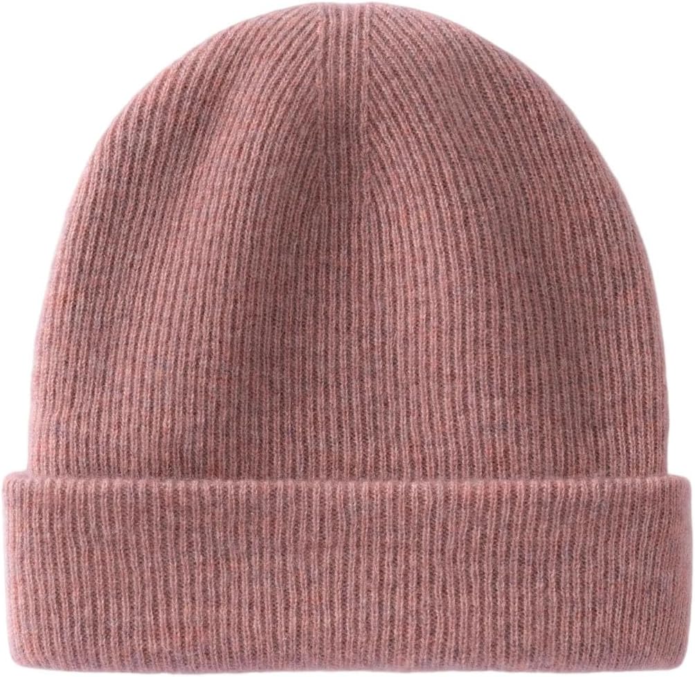 Cashmere Hats for Women Men Outdoor Warm Soft Beanie Seamless Knitted Casual Solid Cap