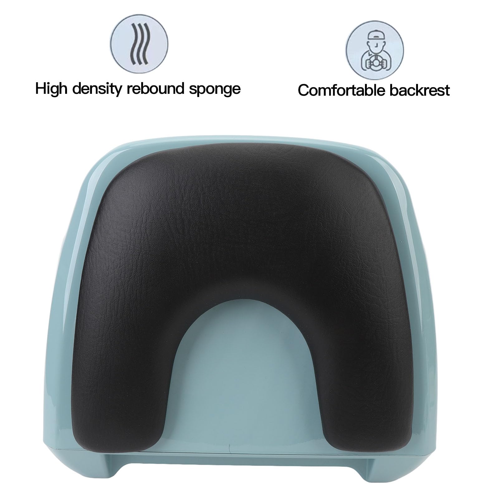 Zerodis Top Box Mallette de Rangement Arrière ABS 38L Coffre Universel avec Serrure à clé Protection Contre l'eau Design Rétro pour Motos et Scooters électriques Transports Voyage Rangement pour