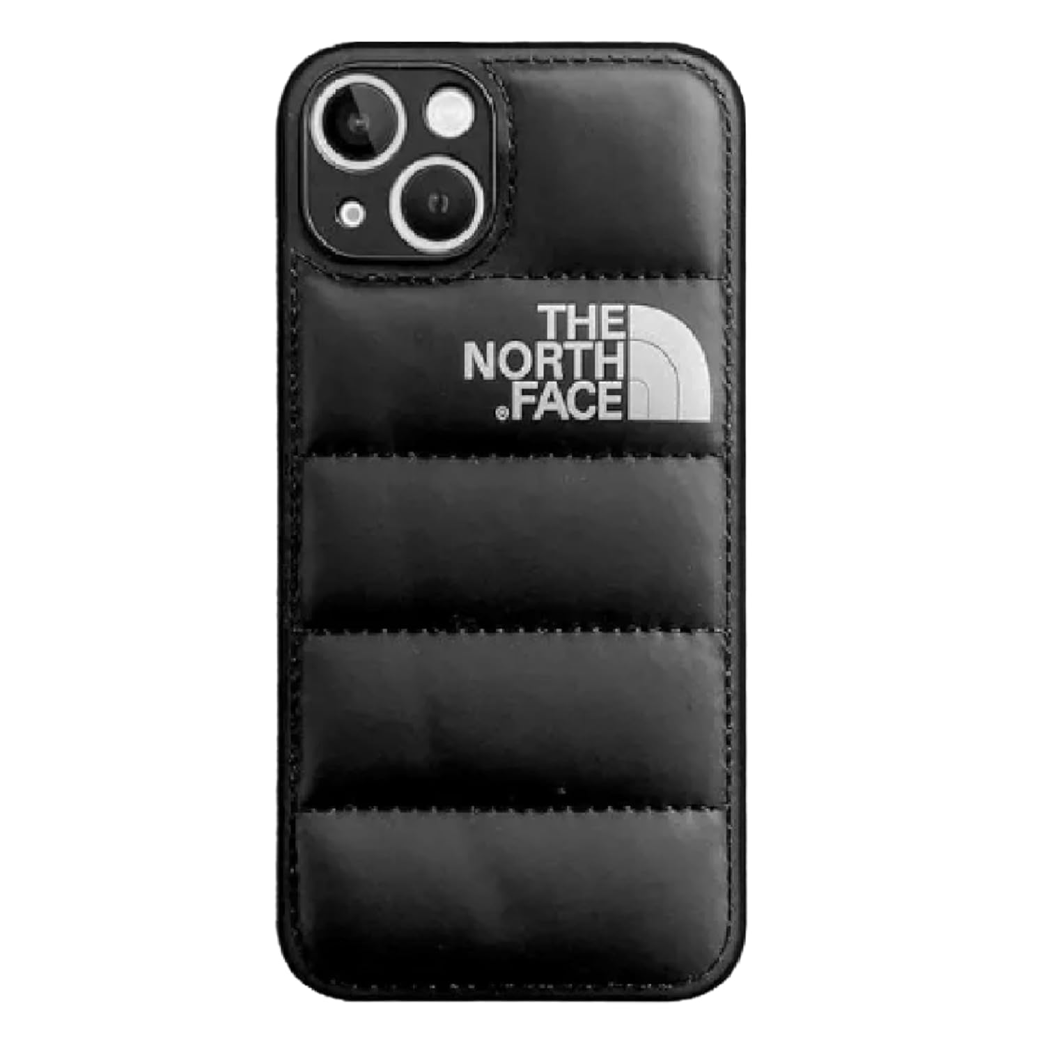 North Face Puffer Edition Silicone Case for iPhone Series Scratch