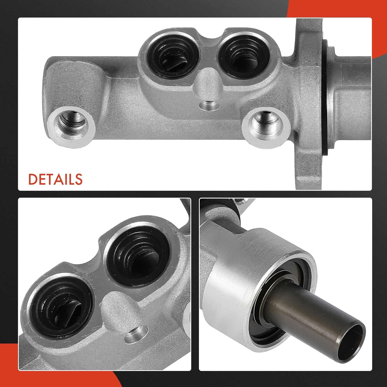 A-Premium Brake Master Cylinder Compatible with Ford and Mercury Vehicles - For Contour & Mystique 1997-2000, Cougar 1999-2002, 4-Wheel ABS - Replaces F7RZ2140CA