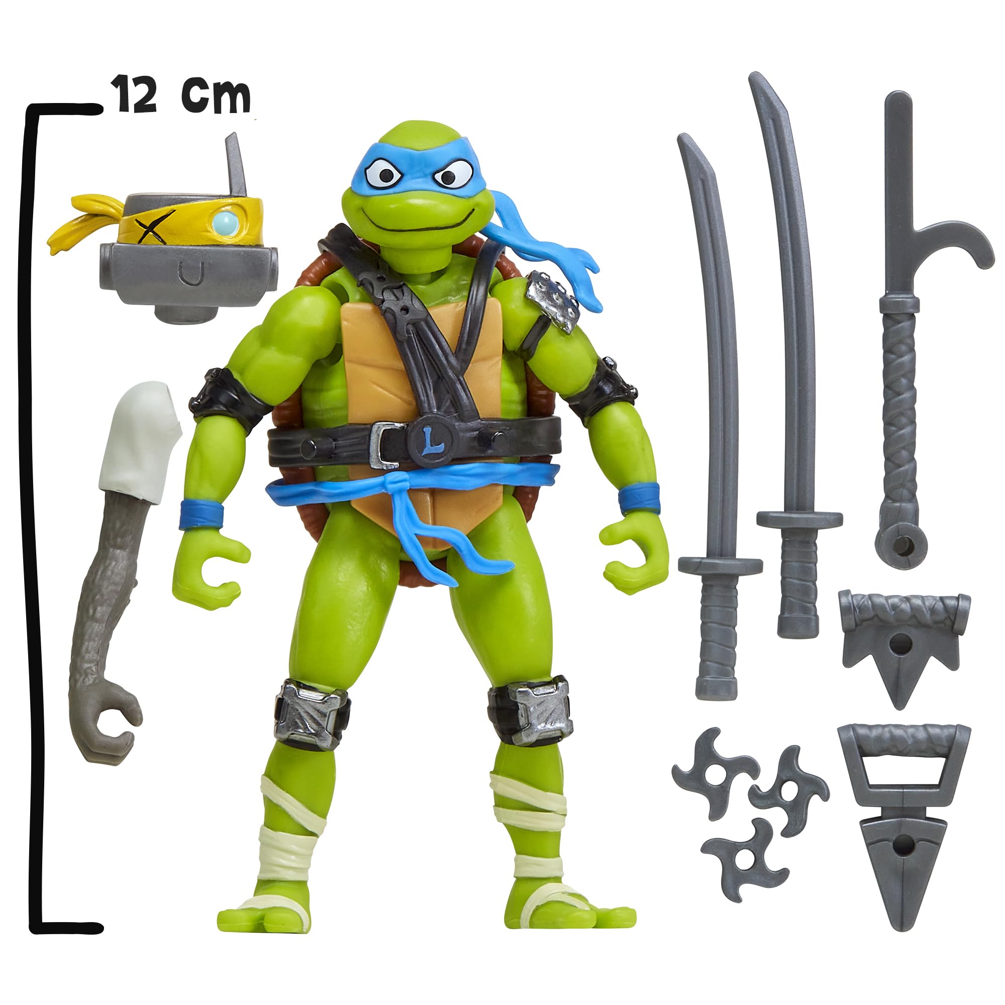 Tortus Ninja - Figurin Articulé 12 Cm - Lonardo - Tmnt au millur Tortus Ninja - Figurin Articulé 12 Cm - Lonardo - Tmnt au millur