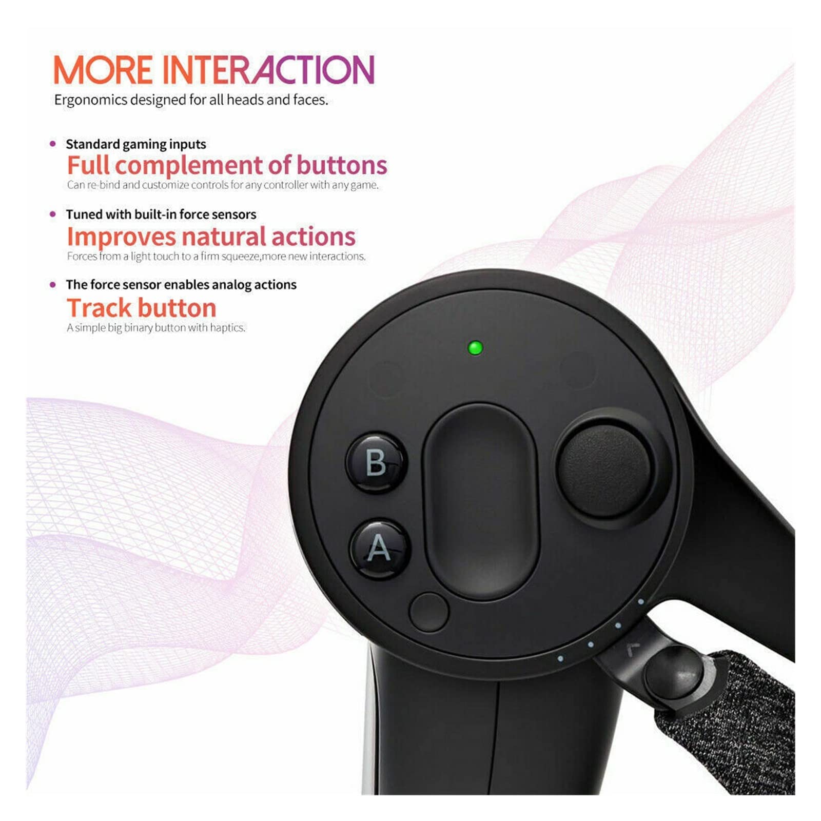 occhiali VR Kit completo VR Cuffie, stazioni base Controller Giochi Steam VR Gestisci occhiali 3D VR