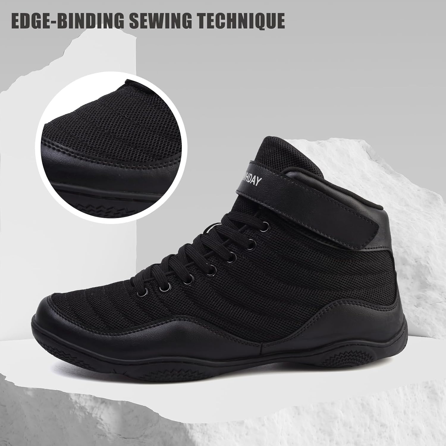 Kids Wrestling Shoes Youth Boys Girls Boxing Shoe Lightweight Breathable Non Slip - Image 4