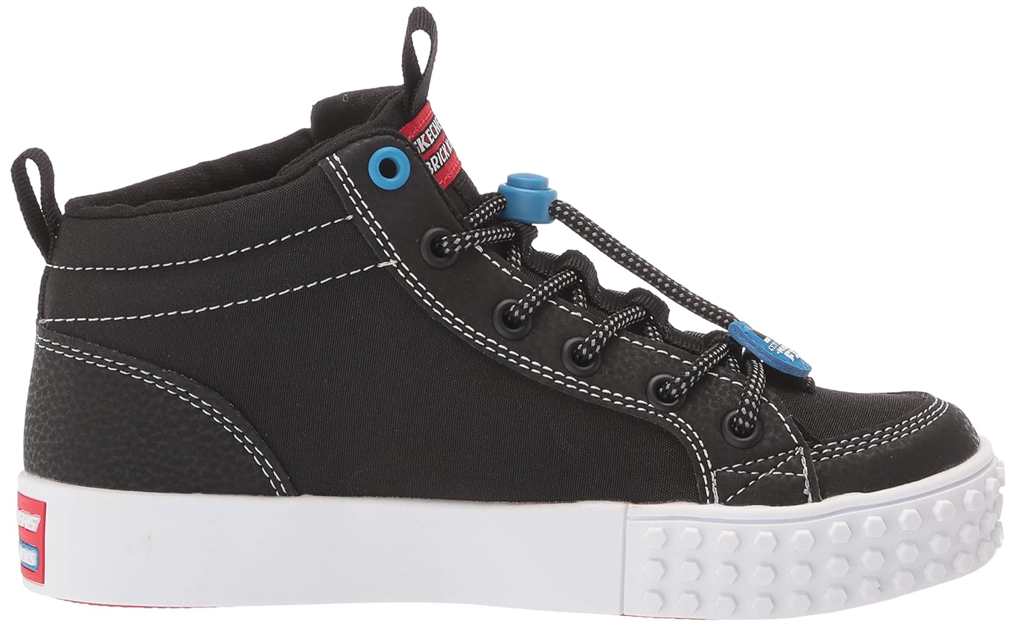 Amazon.com | Skechers Kids Boy's Kool Bricks Sneaker, Black