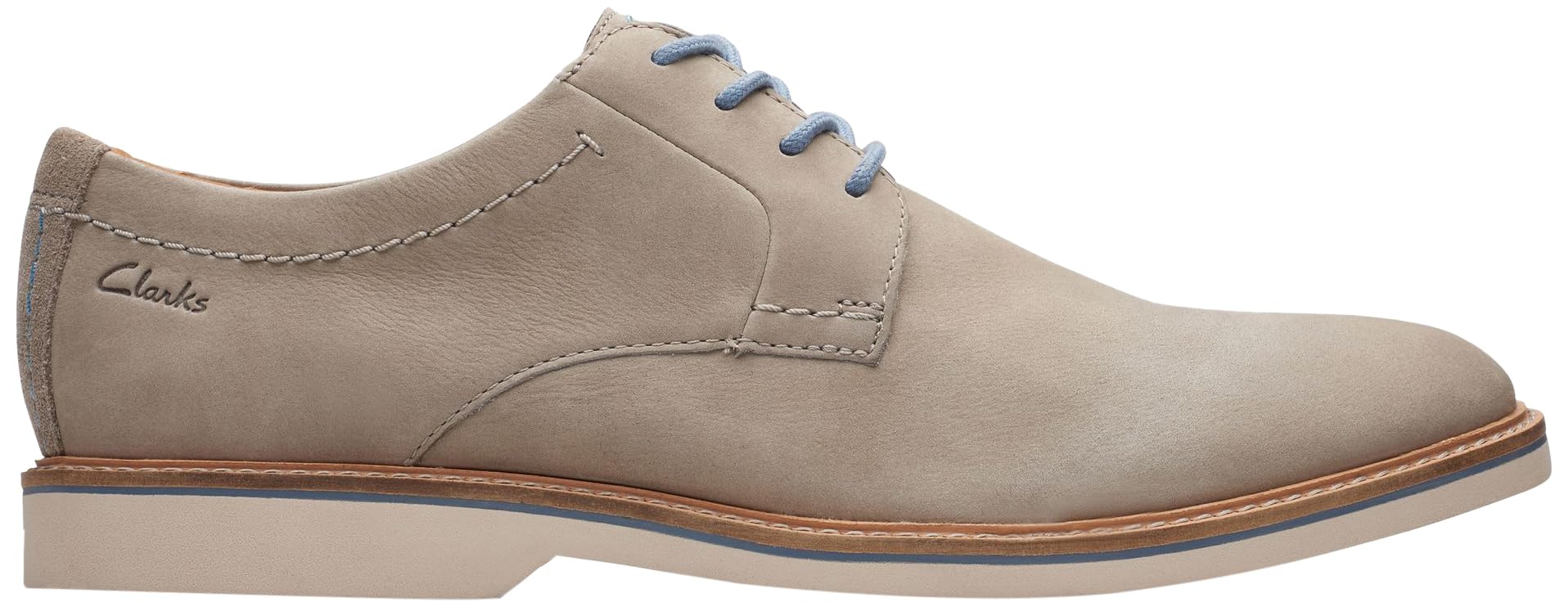 Clarks Men's Atticus LT Lace Mens Dress Shoes - Grey - Size: 9