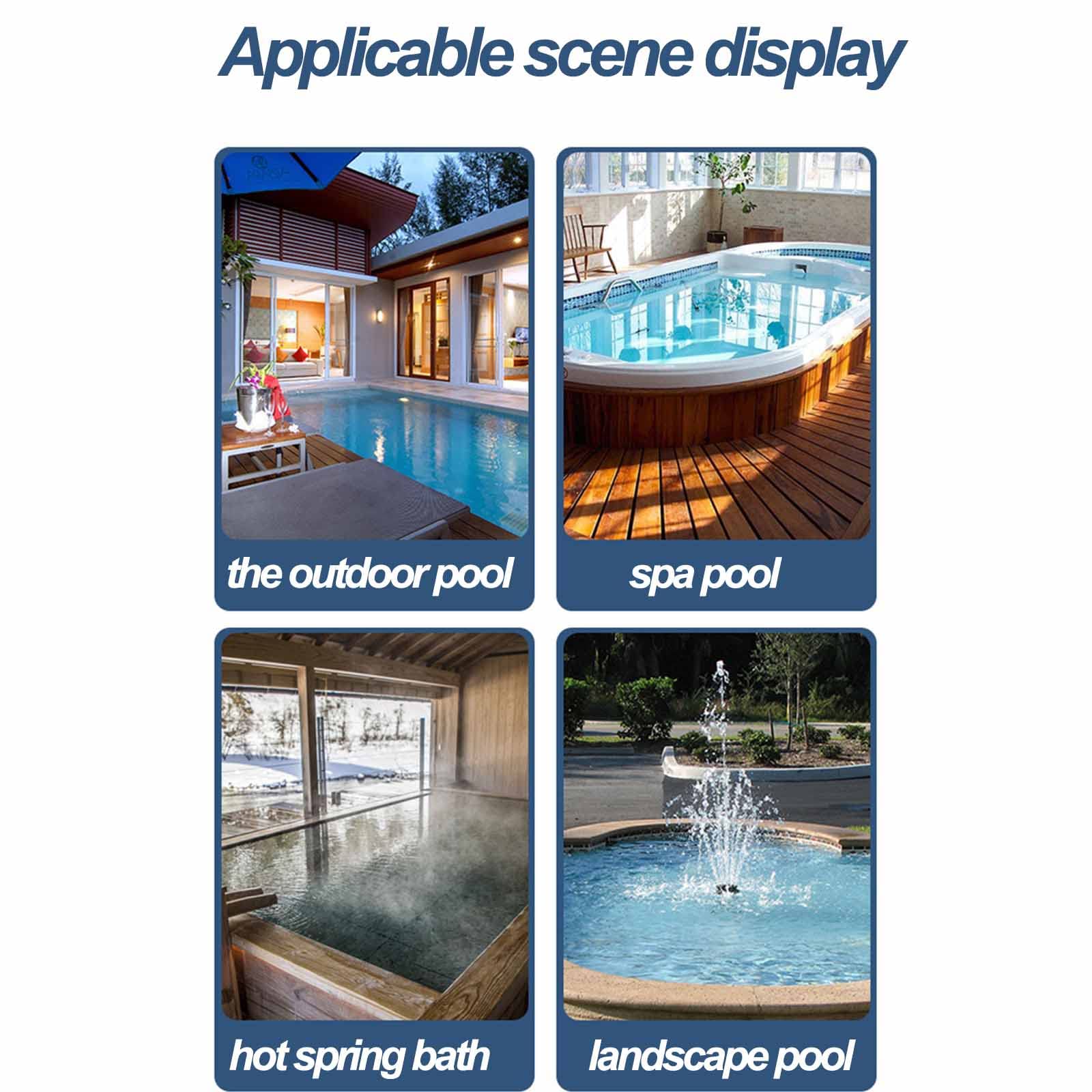 Pulitore Automatico per Piscina Senza Fili, Forte aspirazione con Doppio Motore, pulitore robotizzato per Piscina Leggero e con aggancio Automatico,White