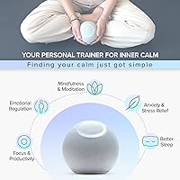 Vista 3 de Orb: Smart tracker for better mental health. Biofeedback device to master meditation, wellness focus, anxiety, manage stress & ADHD strategies.