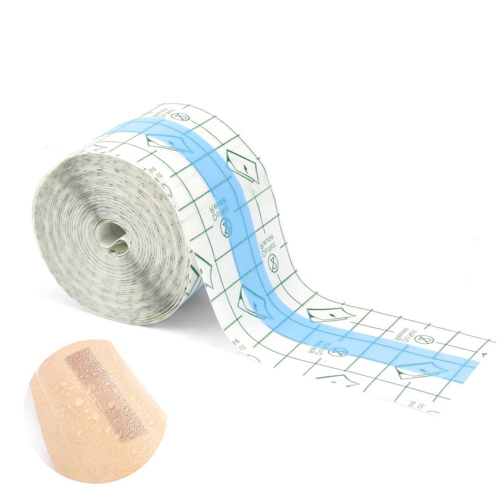 Amazon.com: Tattoo Aftercare Bandages for Swimming, 1 Roll 1.9 Inch x 10.9  Yard Waterproof Tape for Skin, Wound Seal, Second Skin Tattoo Cover Up,  Transparent Film Dressing, Clear Band Aids : Health & Household