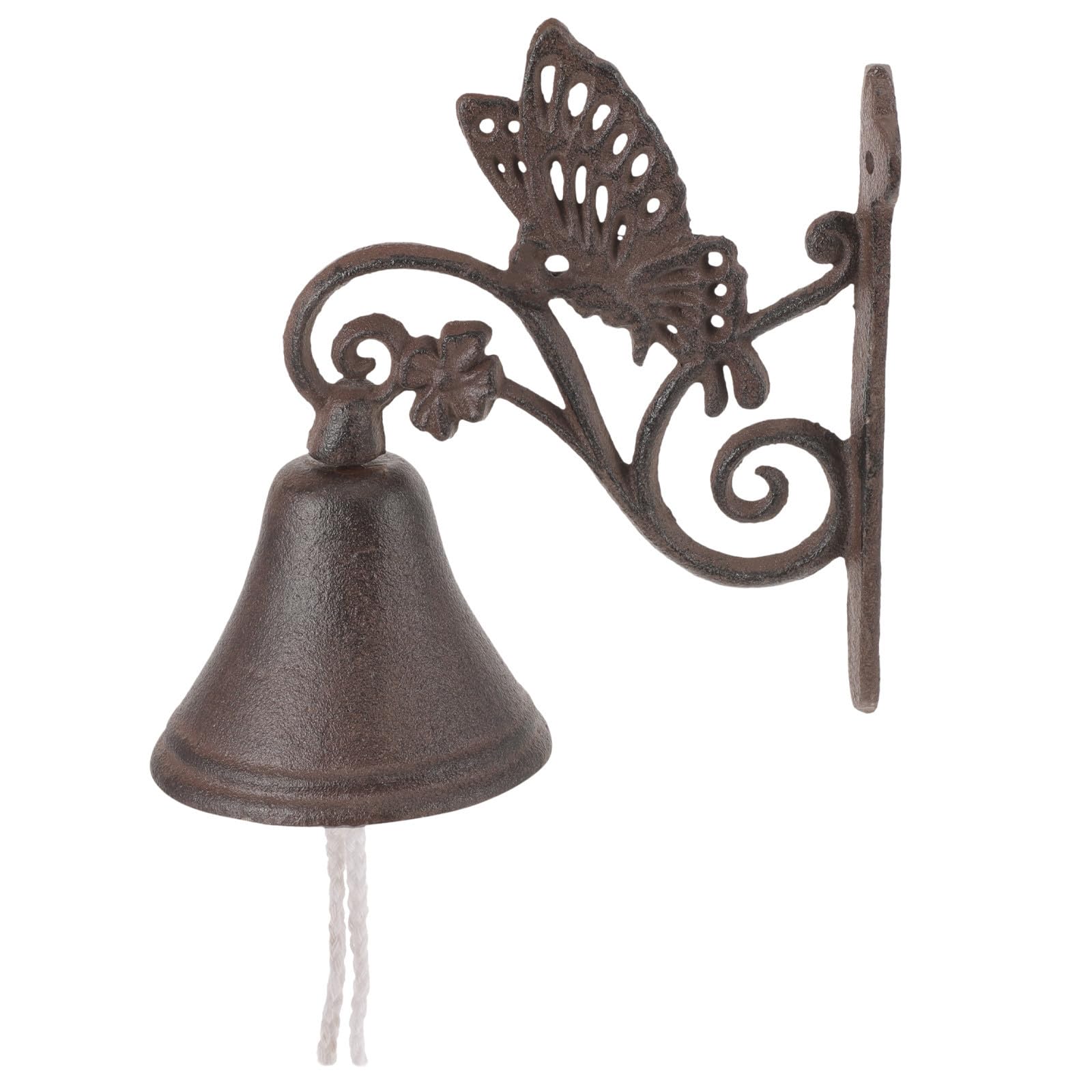 Sonnette murale en fonte style vintage Alipis pour décoration extérieure rustique