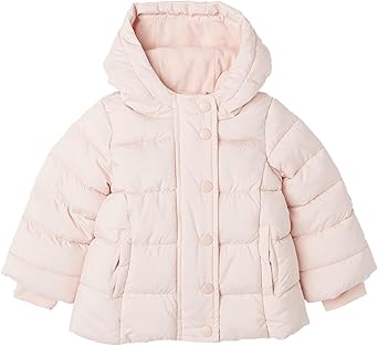 Amazon Essentials Girls and Toddlers' Heavyweight Hooded Puffer Coat, Water-Resistant
