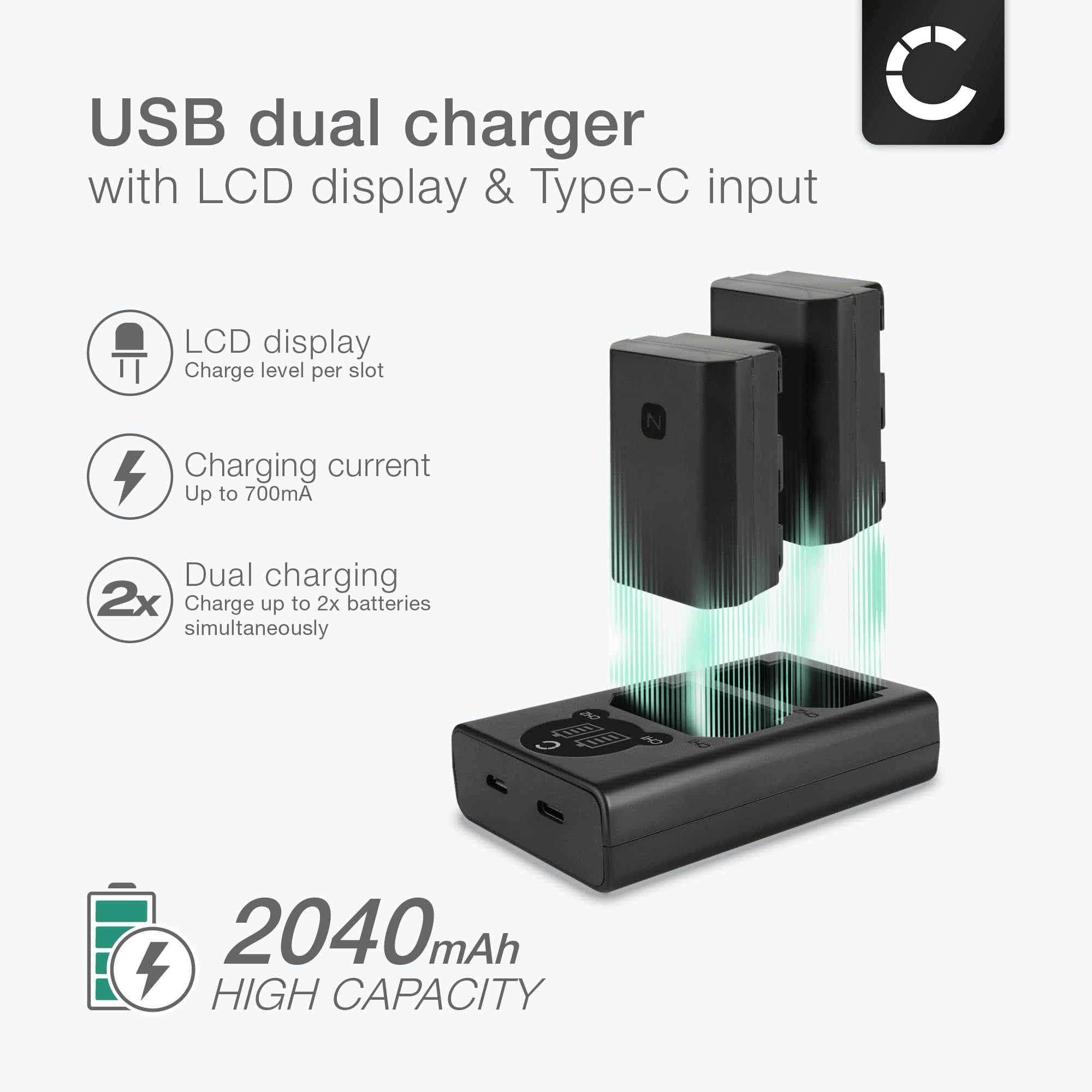 CELLONIC Grip D'alimentation Compatible Avec Sony Alpha 6000, 6300 - View #8