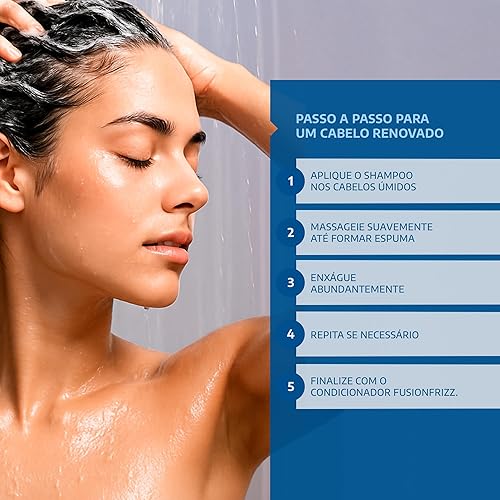 Miniatura 6 de BR Science | Champú reconstructivo Fusion Frizz | Recomendado para cabello extremadamente dañado | 33.8 fl oz / 33.8 onzas líquidas